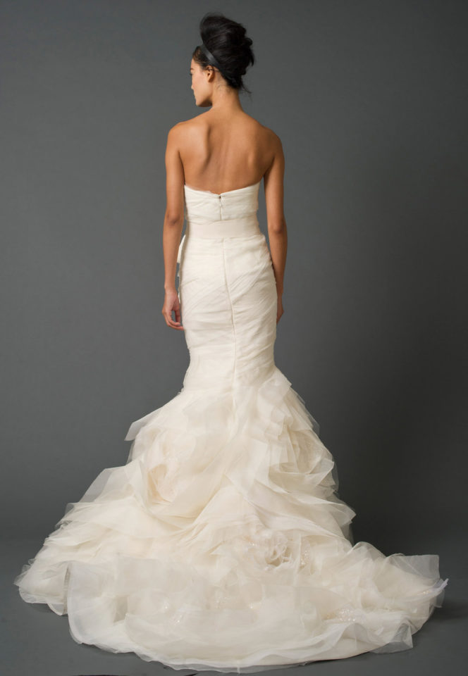 vera wang wedding dress mermaid