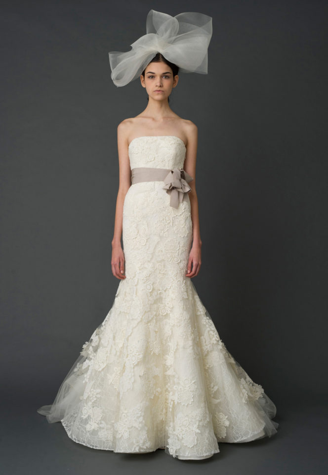 vera wang wedding dress mermaid