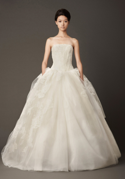 vera wang ball gown