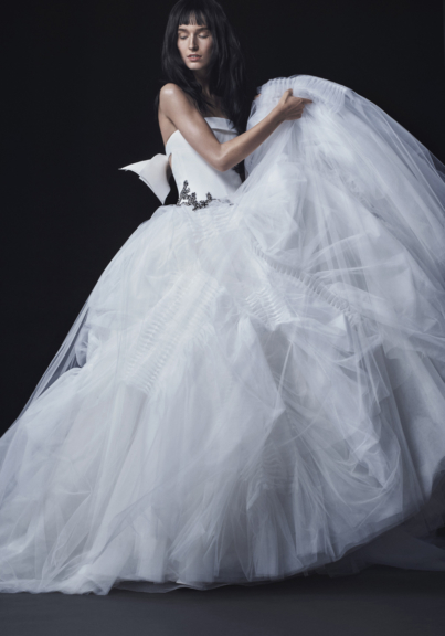 sweetheart neckline mermaid cut with tulip sleeves